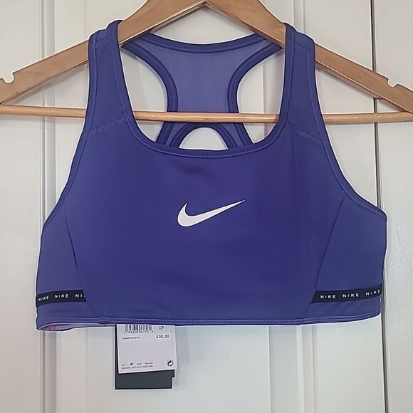 Nike Dri-FIT™ Swoosh Reversible Training Bra (Big Kids) Girls Size L - Picture 4 of 10